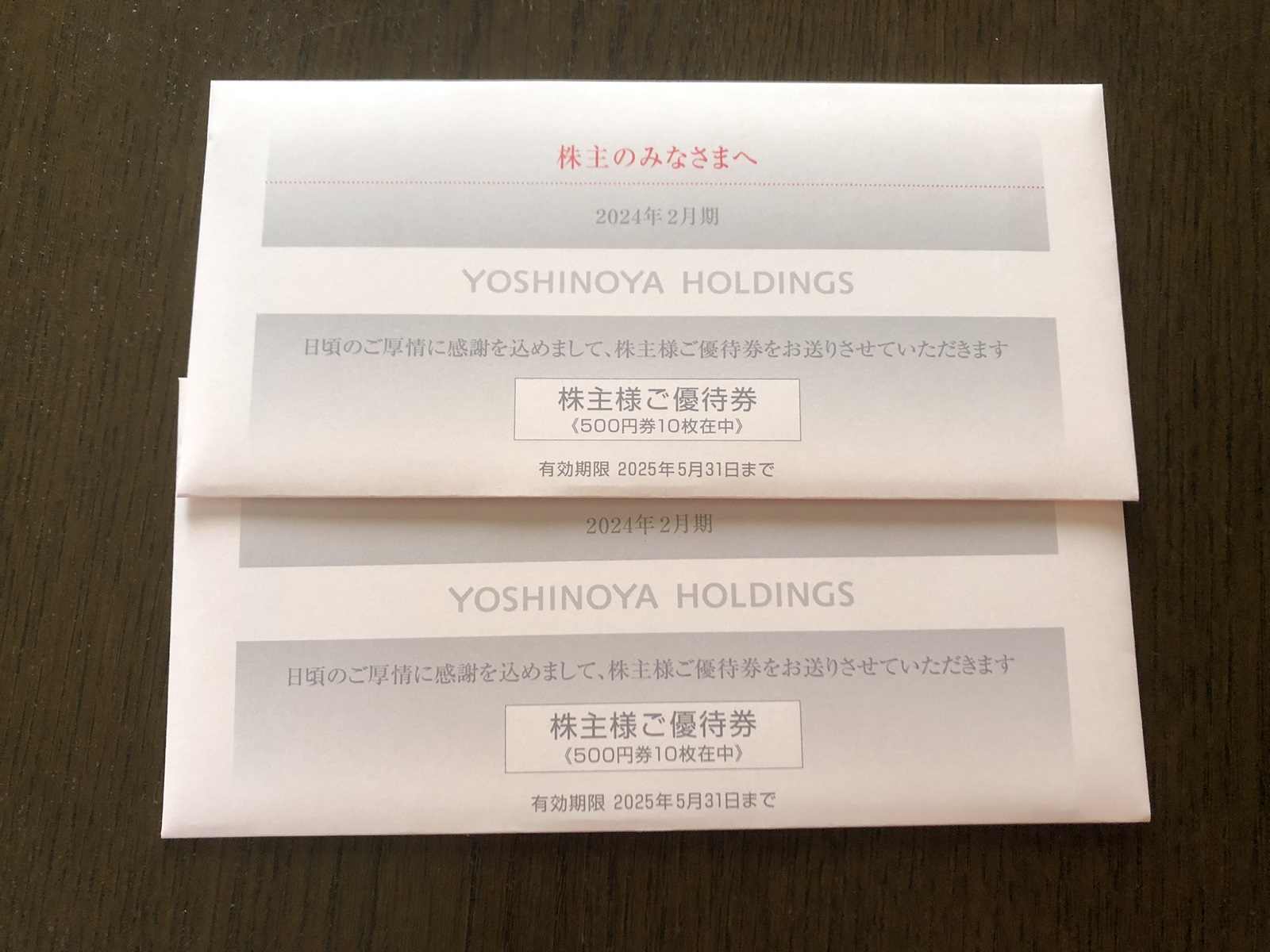 吉野家ホールディングスの株主優待
