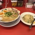魁力屋の株主優待でコク旨ラーメン焼きめしセットをいただきました